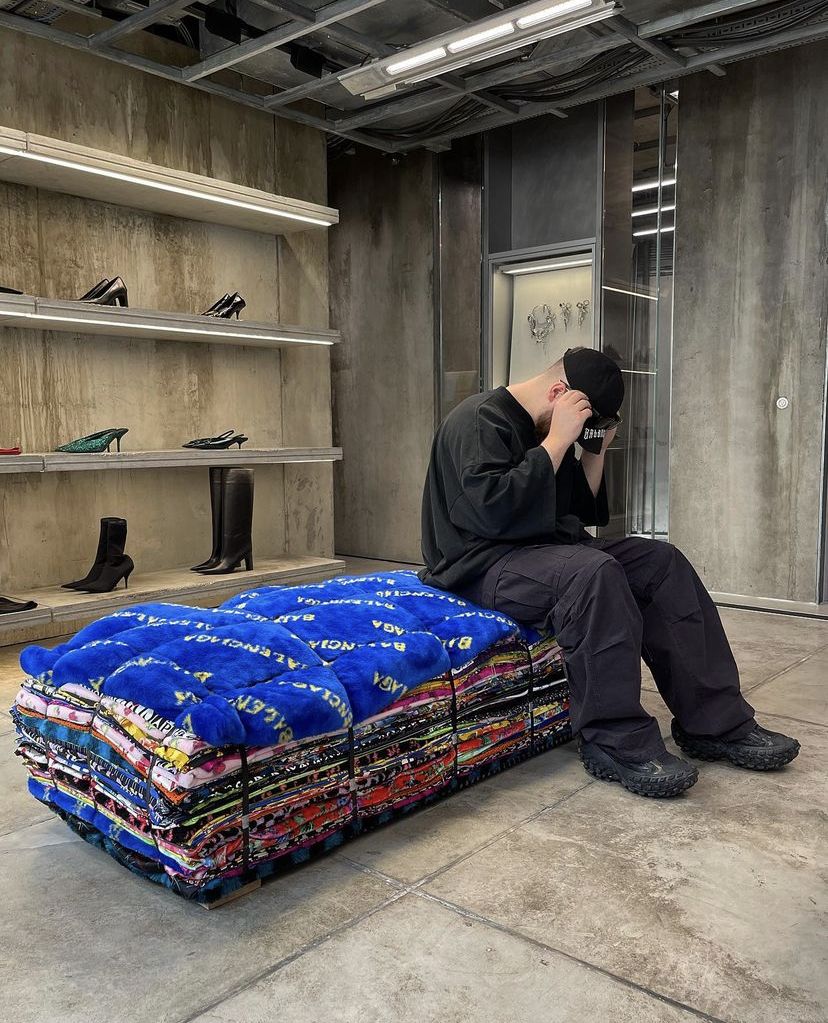 Bench for Balenciaga by Tejo Remy