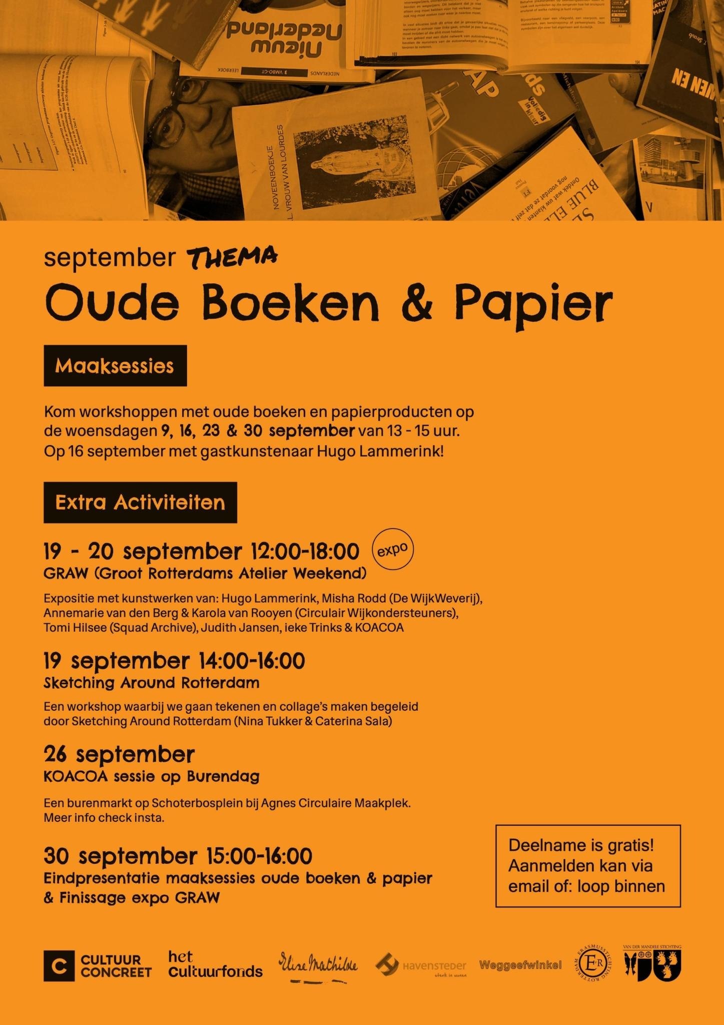 Old Books & Paper , Open Making Sessions